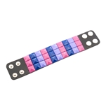 Bisexual Stud Bracelet 3 rows